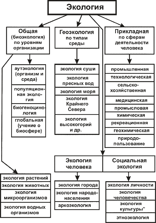 Предмет, структура и задачи экологии | Экология природных ресурсов