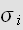 $\sigma _{i}$