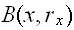 $B(x,r_{x})$