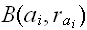 $B(a_{i},r_{a_{i}})$