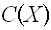 $C\left( X\right) $