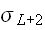 $\sigma _{L+2}$