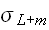 $\sigma _{L+m}$