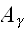 $A_{\gamma }$