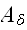$A_{\delta }$