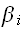 $\beta _{i}$