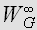 $W_{G}^{\infty }$