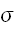 $\sigma $