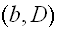 $(b,D)$